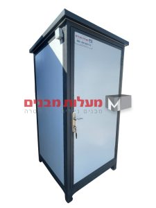 שירותים ניידים דגם "סאנסט" מבט מבחוץ מבנה שירותים נייד