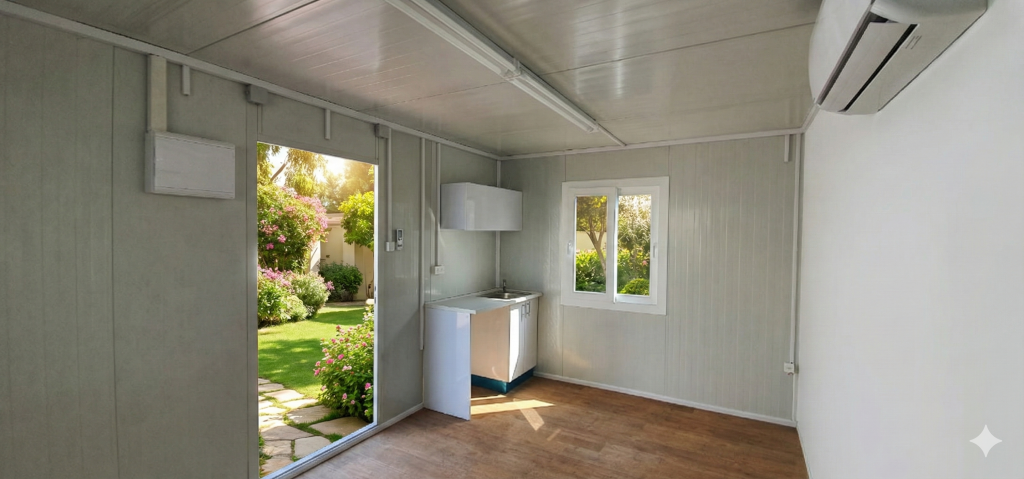 יחידת דיור מבודדת ונעימה בכל מזג אוויר מעלות מבנים